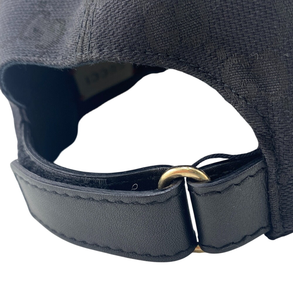 GUCCI cap 200035 Cotton, Polyester black GG canvas S/57