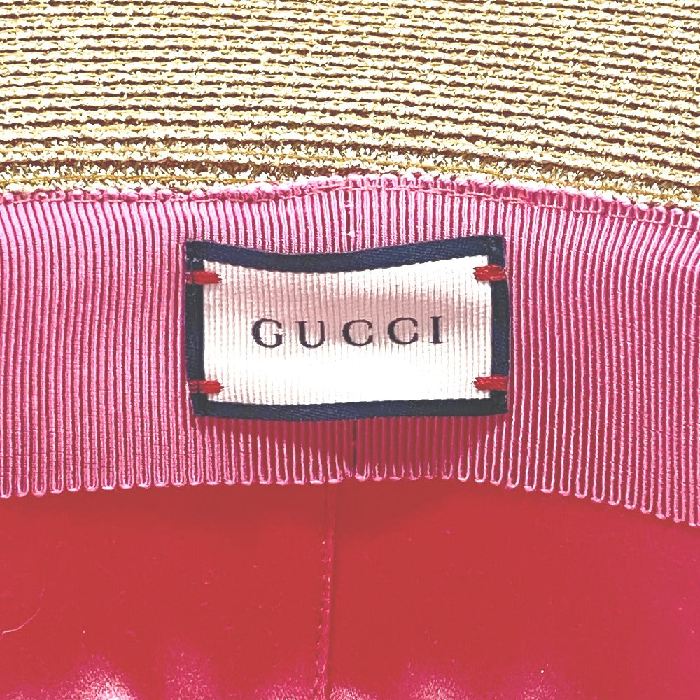 GUCCI hat Metal, Nylon gold Bee L 58