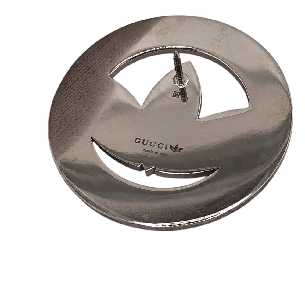 GUCCI Brooch Silver Red Adidas Pin Brooch