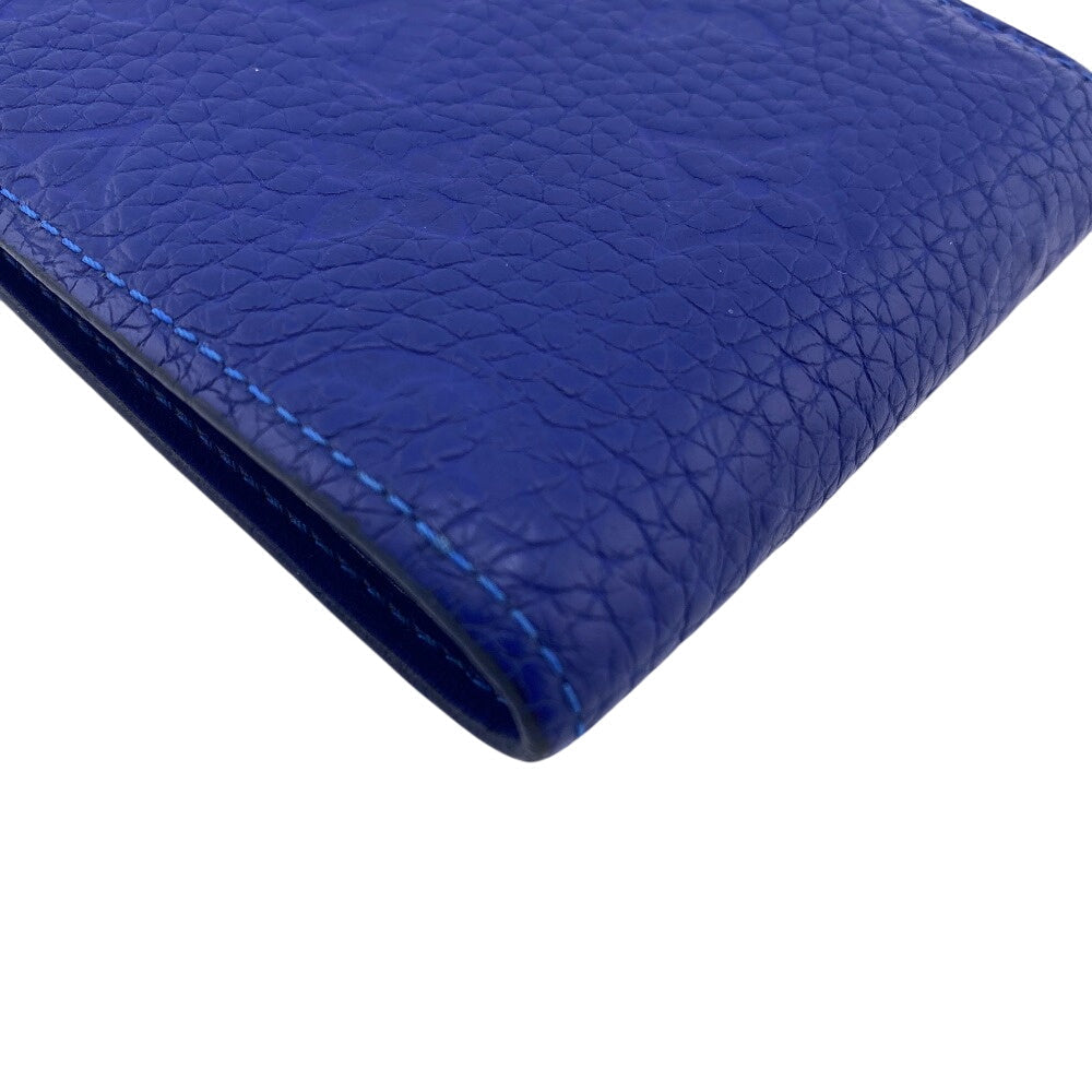 LOUIS VUITTON Bifold Wallet Ｍ80590 Monogram blue Monogram Portefeuille