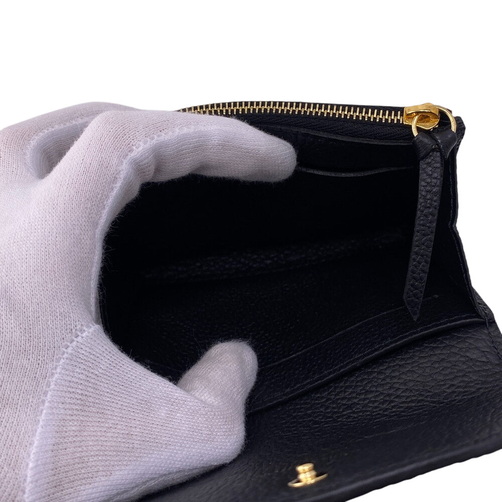 LOUIS VUITTON Coin case M81455 leather black Monogram Porto Monero Zari