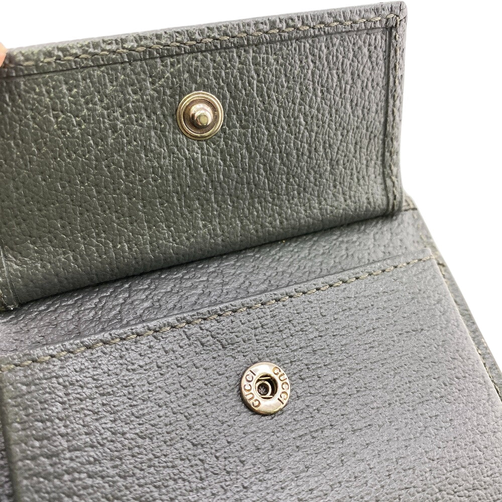 GUCCI Bifold Wallet 701417 Canvas, Leather black GG Supreme Coin wallet
