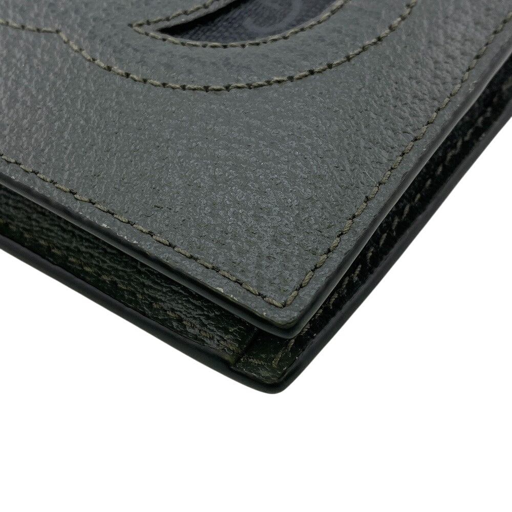 GUCCI Bifold Wallet 701417 Canvas, Leather black GG Supreme Coin wallet