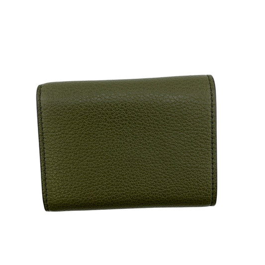 GUCCI Tri-fold wallet 736151 leather green