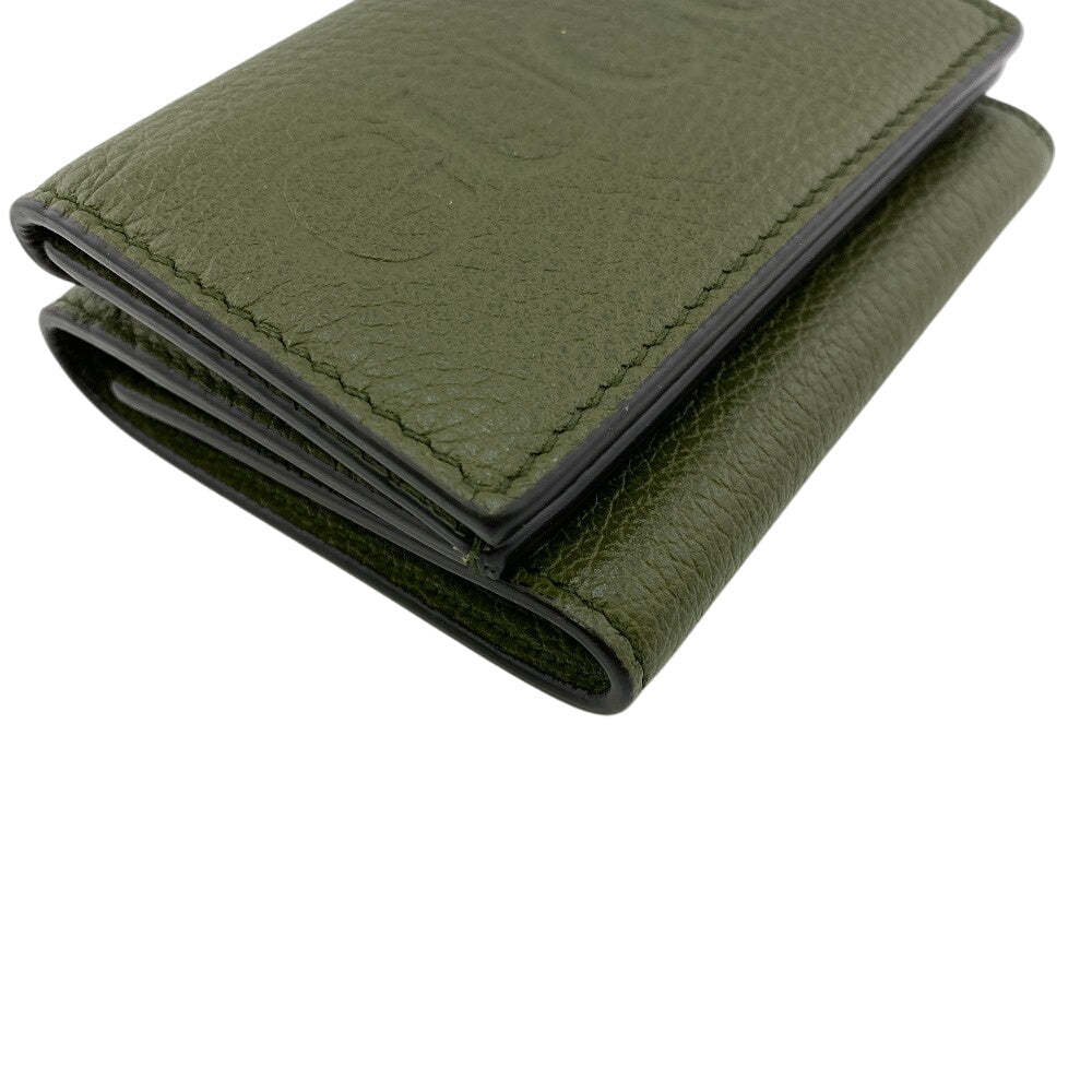 GUCCI Tri-fold wallet 736151 leather green