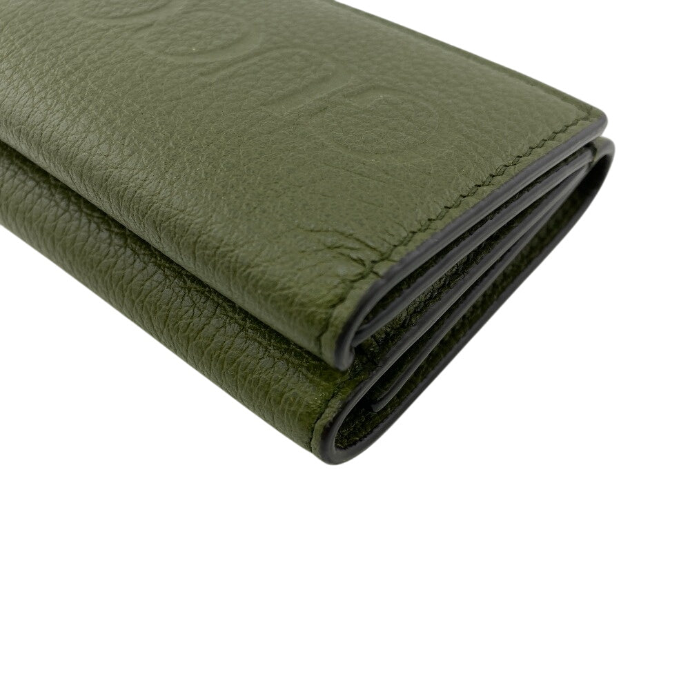 GUCCI Tri-fold wallet 736151 leather green
