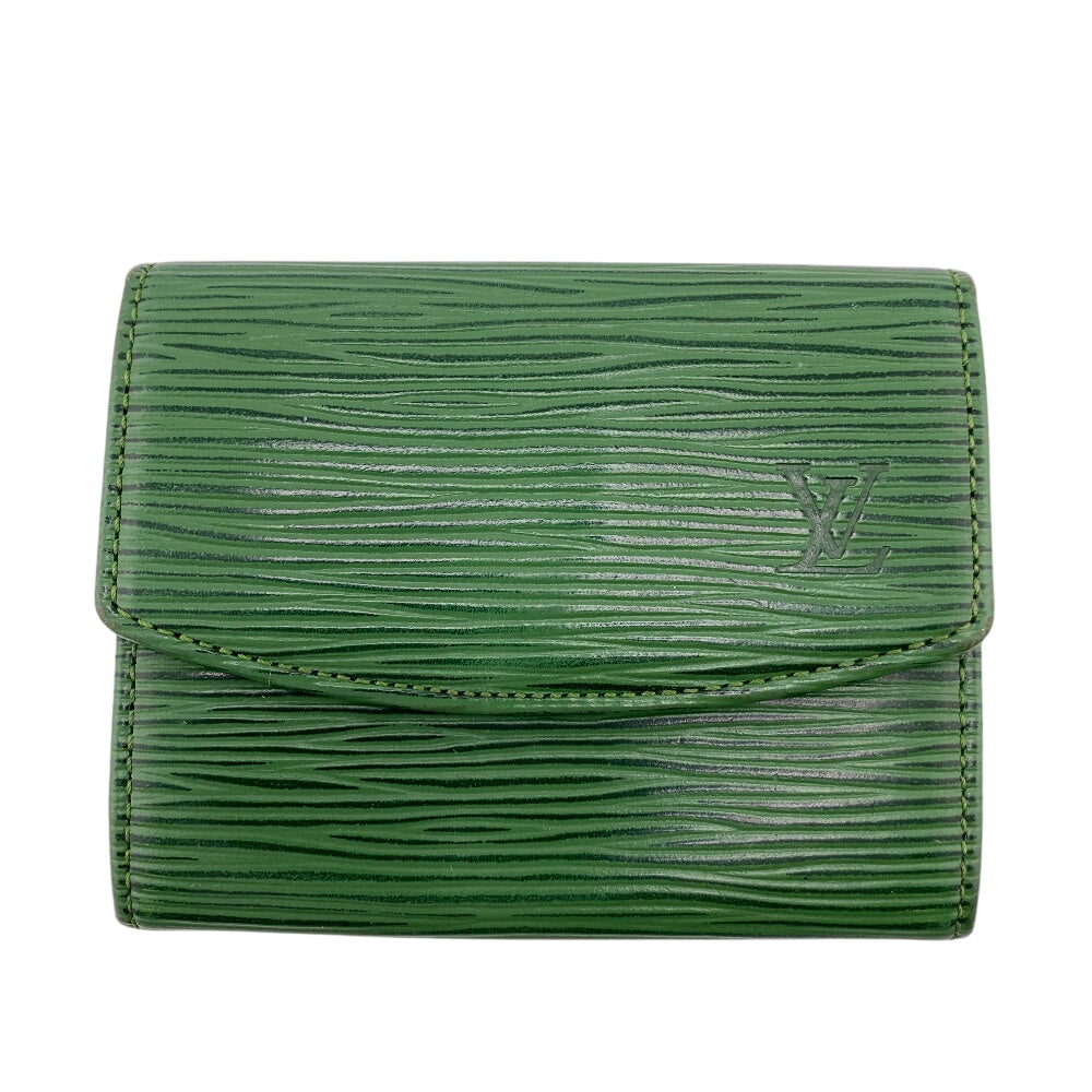 LOUIS VUITTON Coin case M63414 leather Borneo Green Epi Portomonet Simple