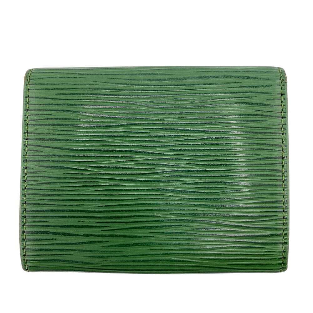 LOUIS VUITTON Coin case M63414 leather Borneo Green Epi Portomonet Simple
