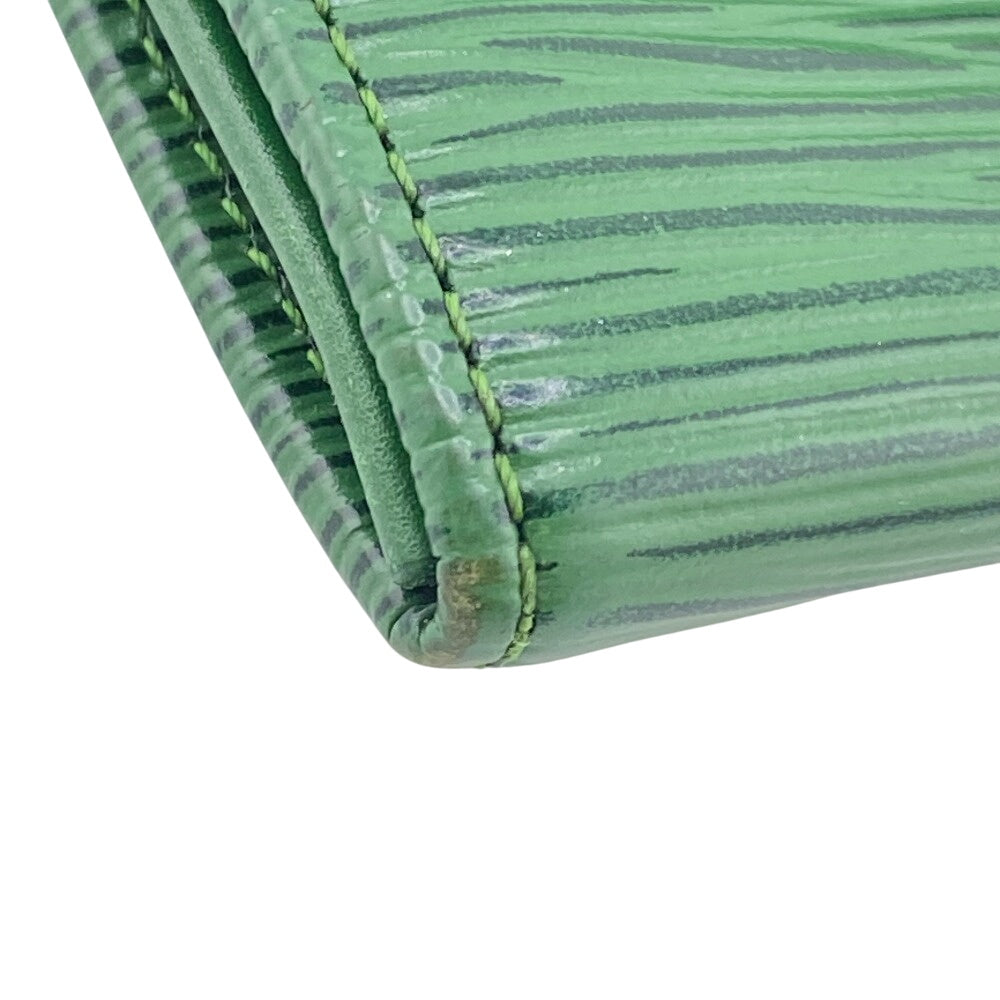 LOUIS VUITTON Coin case M63414 leather Borneo Green Epi Portomonet Simple