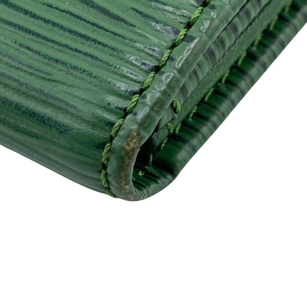 LOUIS VUITTON Coin case M63414 leather Borneo Green Epi Portomonet Simple