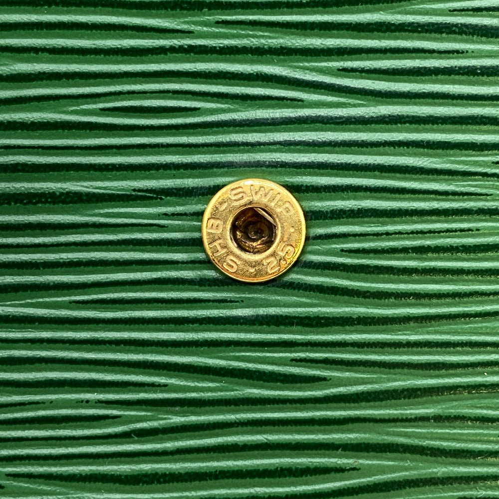 LOUIS VUITTON Coin case M63414 leather Borneo Green Epi Portomonet Simple