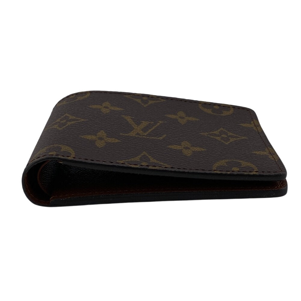 LOUIS VUITTON Bill Compartment M60895 leather Brown Monogram Portefeuille