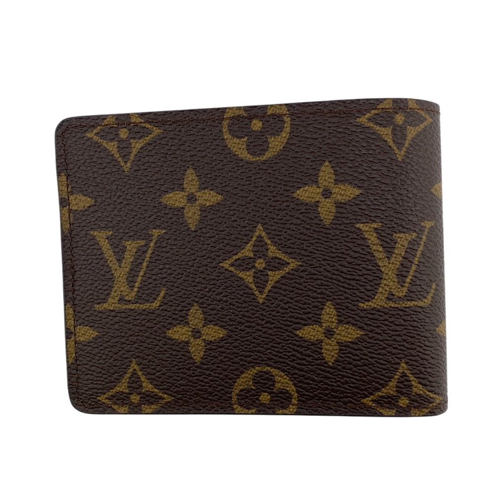 LOUIS VUITTON Bill Compartment M60895 leather Brown Monogram Portefeuille