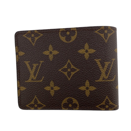 LOUIS VUITTON Bill Compartment M60895 leather Brown Monogram Portefeuille