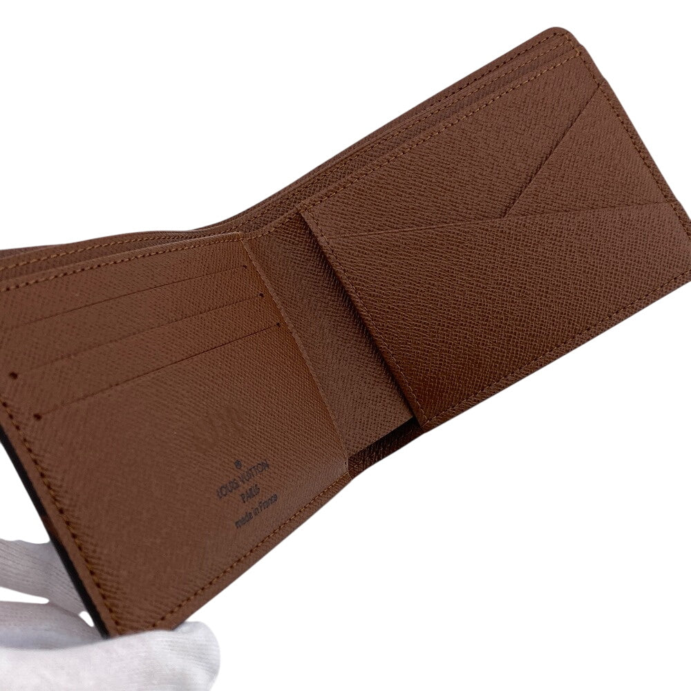 LOUIS VUITTON Bill Compartment M60895 leather Brown Monogram Portefeuille