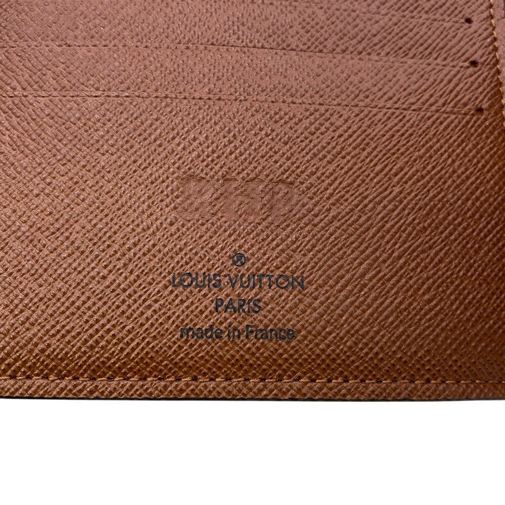 LOUIS VUITTON Bill Compartment M60895 leather Brown Monogram Portefeuille