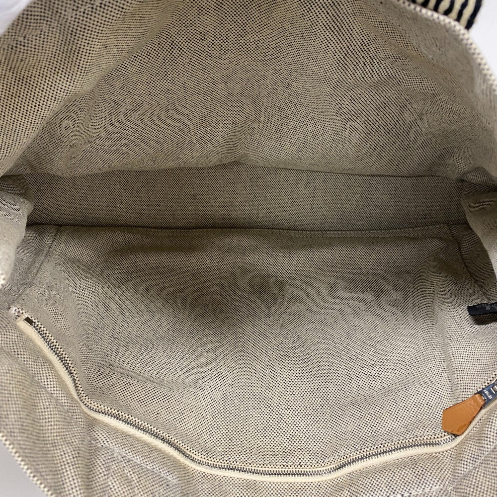 HERMES Tote Bag canvas gray New Fool ToeMM