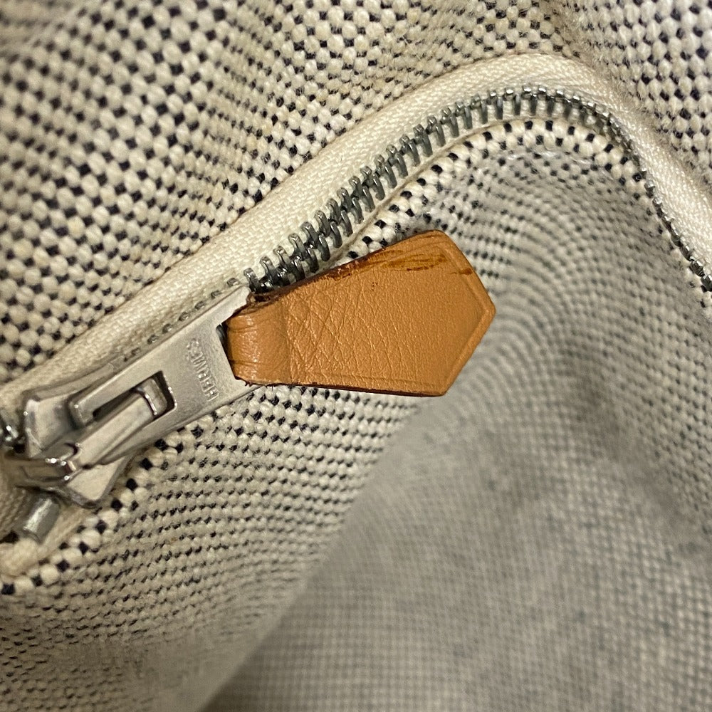 HERMES Tote Bag canvas gray New Fool ToeMM