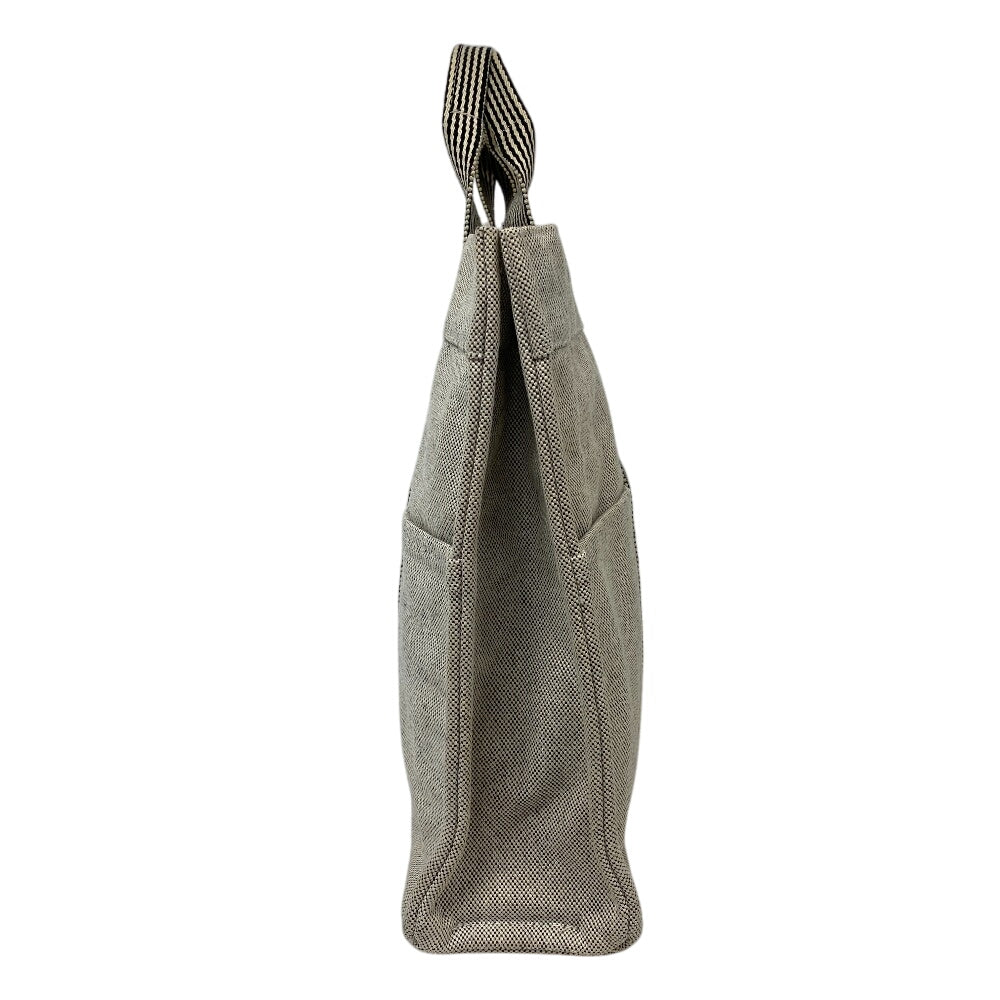 HERMES Tote Bag canvas gray New Fool ToeMM