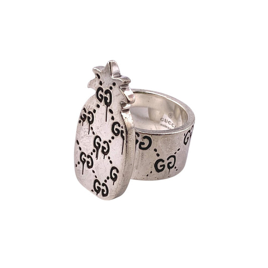 GUCCI Ring Silver925 Silver GG pineapple