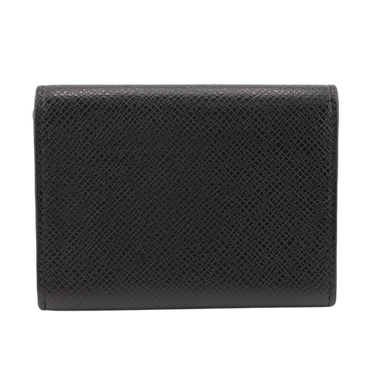 LOUIS VUITTON Card Case M30922 leather black Taiga Porto Envelope Carte de Visite