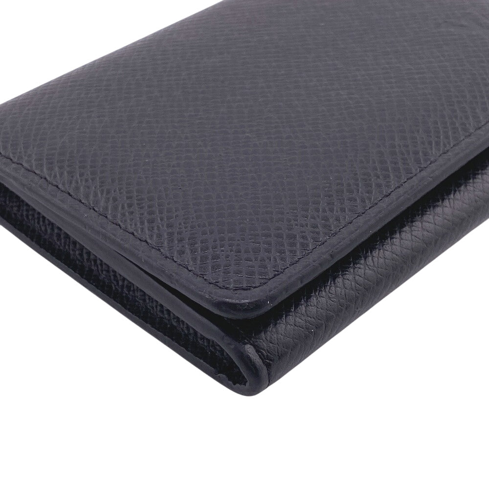 LOUIS VUITTON Card Case M30922 leather black Taiga Porto Envelope Carte de Visite