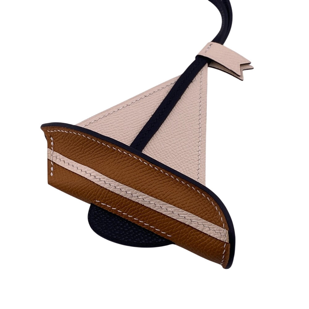 HERMES charm Epsom beige Epsom