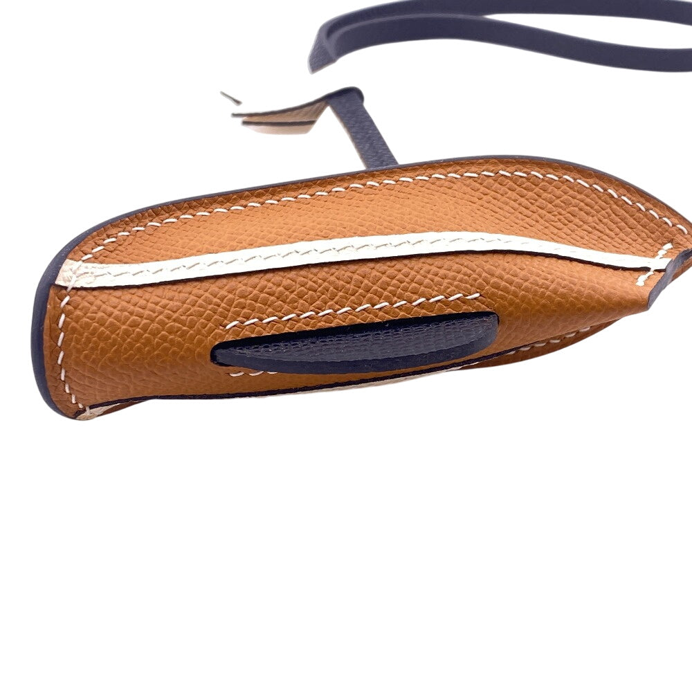 HERMES charm Epsom beige Epsom