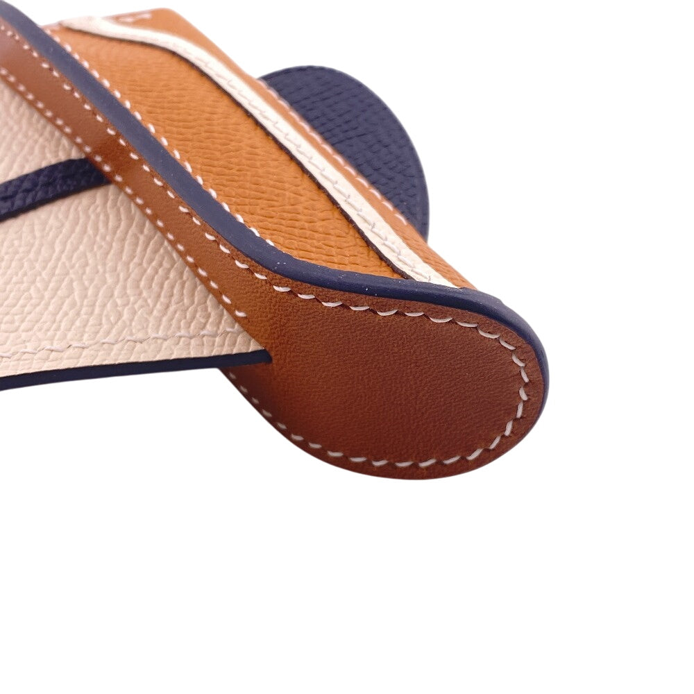HERMES charm Epsom beige Epsom