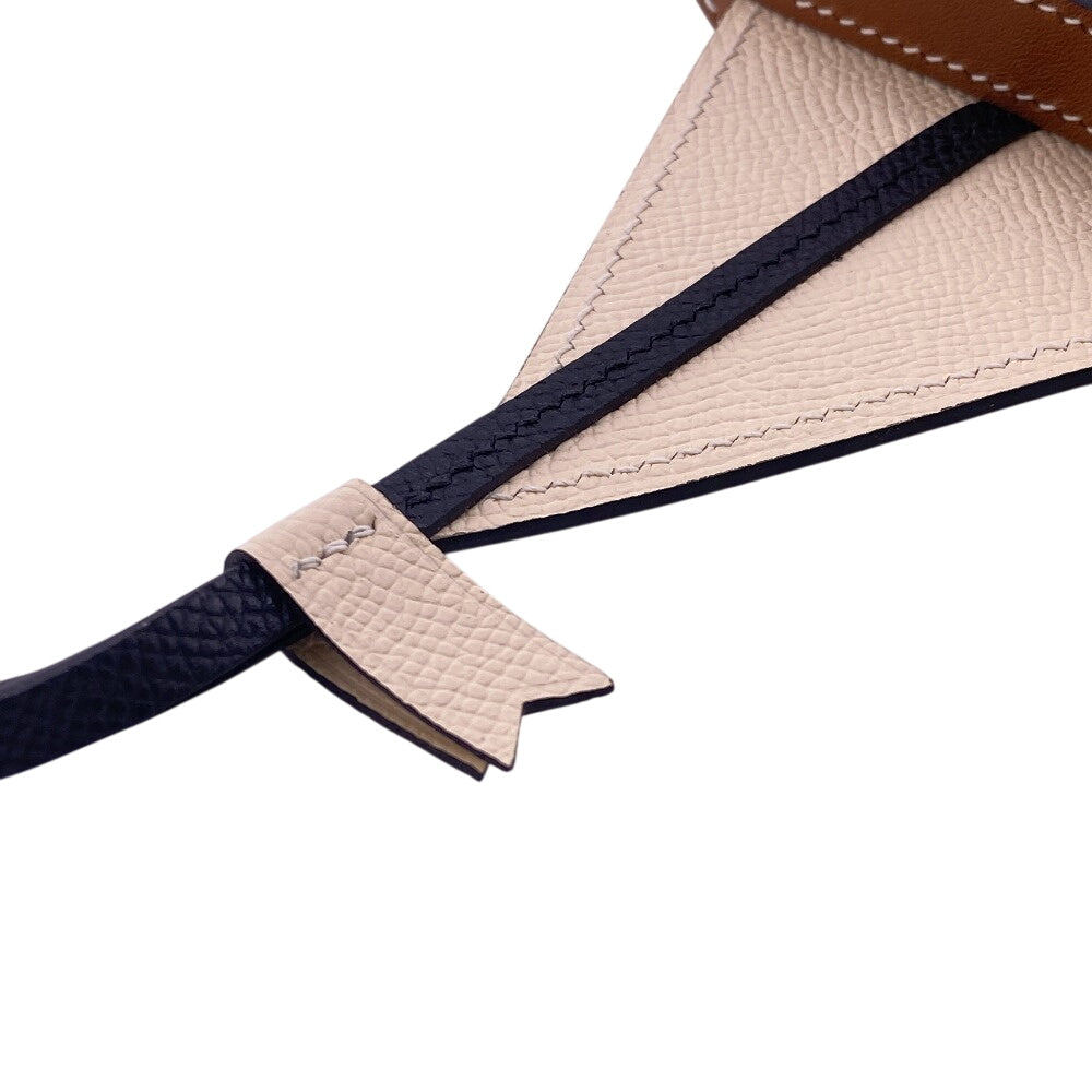 HERMES charm Epsom beige Epsom