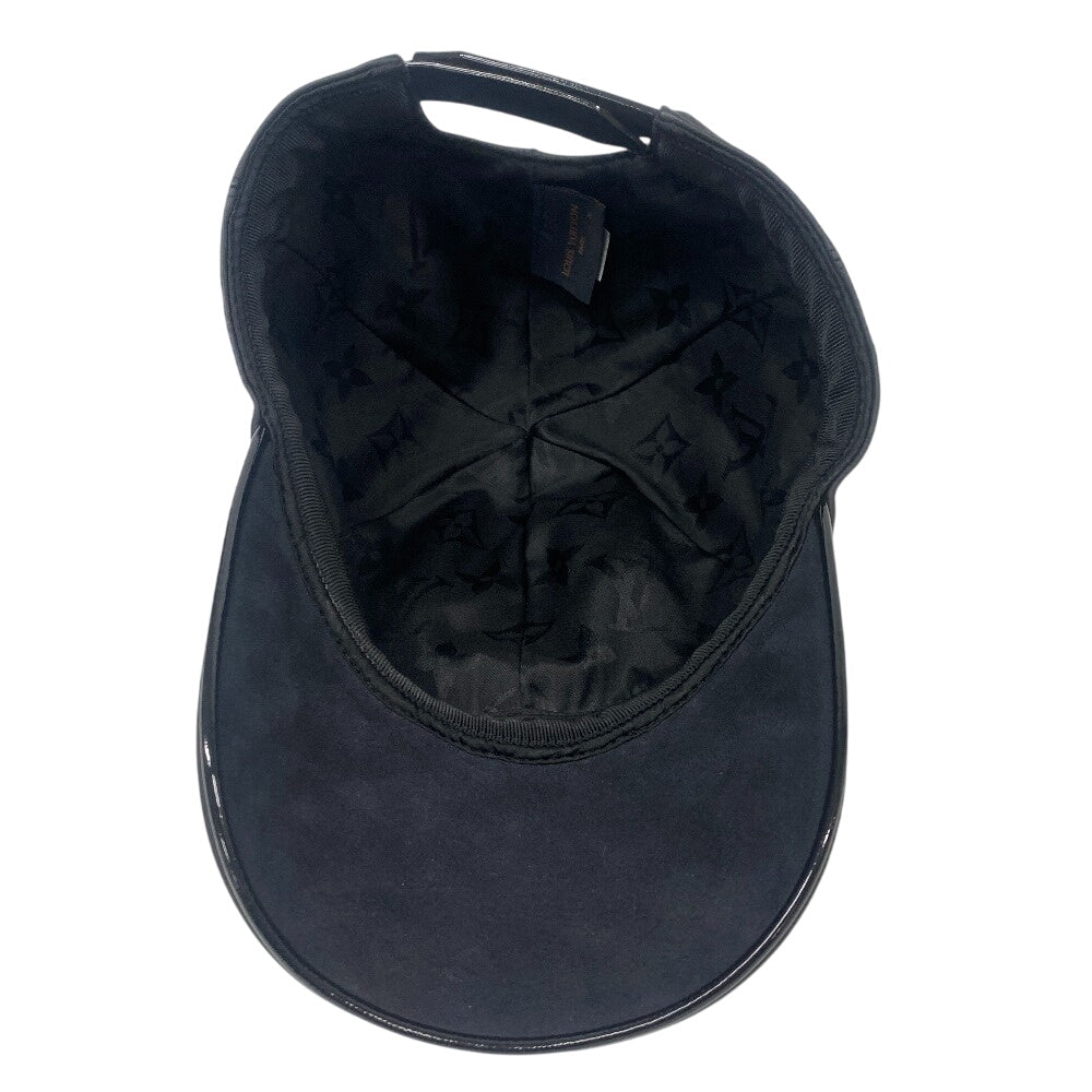 LOUIS VUITTON cap M77306 leather black Cruiser