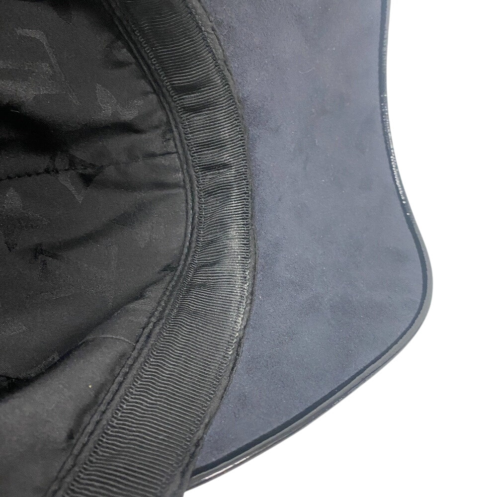 LOUIS VUITTON cap M77306 leather black Cruiser