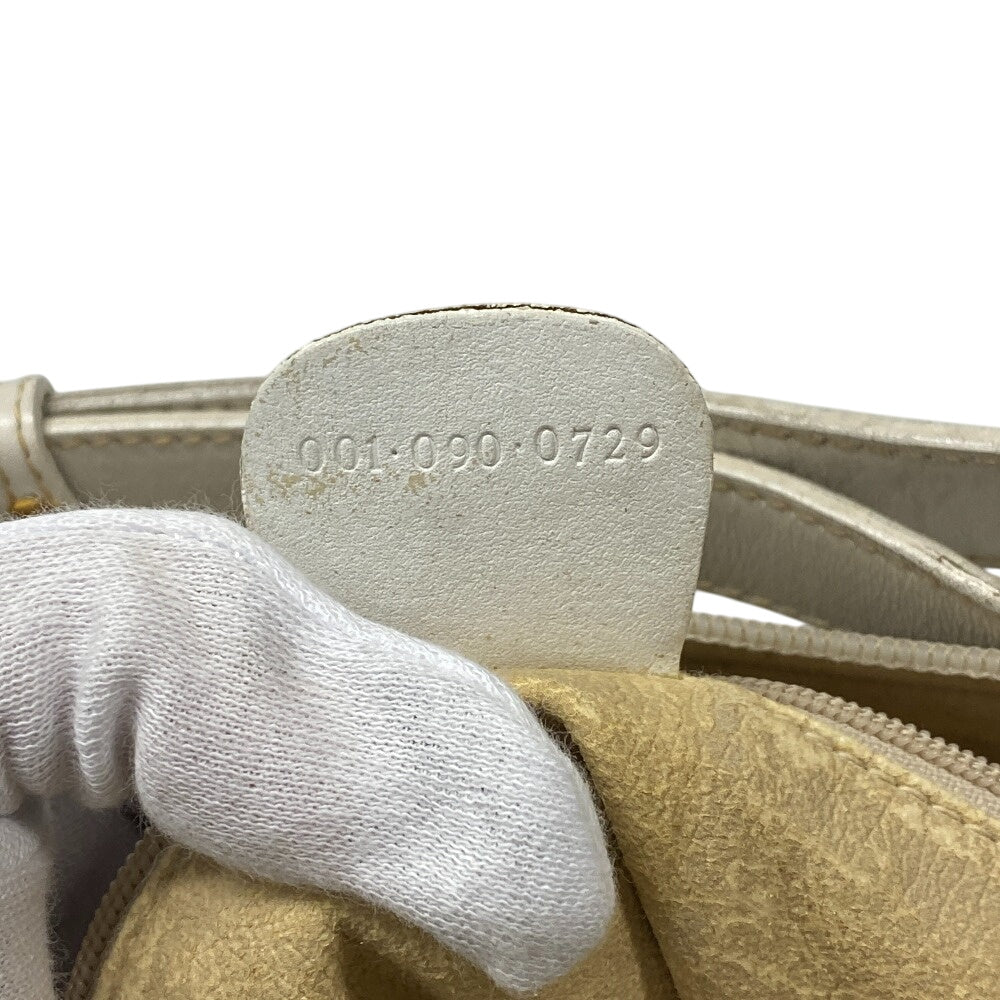 GUCCI Shoulder Bag 001・090・0729 Canvas, Leather white Flora GG