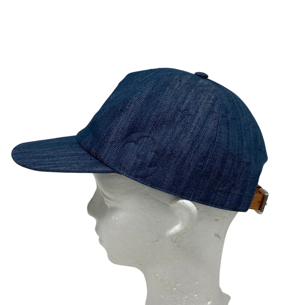 LOUIS VUITTON cap M7136M denim blue monogram constellation