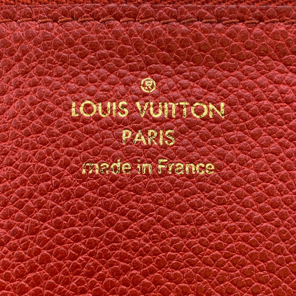 LOUIS VUITTON Bifold Wallet leather black Monogram Portefeuille