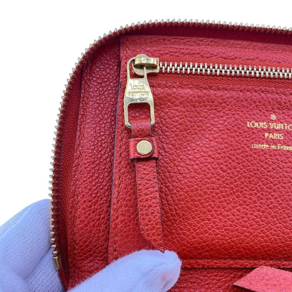LOUIS VUITTON Bifold Wallet leather black Monogram Portefeuille