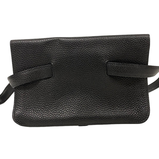 HERMES Waist bag Togo black Dogon SilverMetal