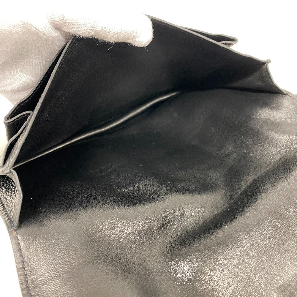 HERMES Waist bag Togo black Dogon SilverMetal