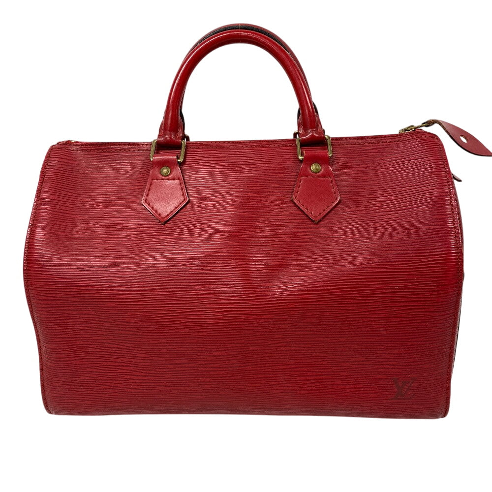 LOUIS VUITTON Boston Duffel bag M43007 leather Castilian red Epi Speedy 30