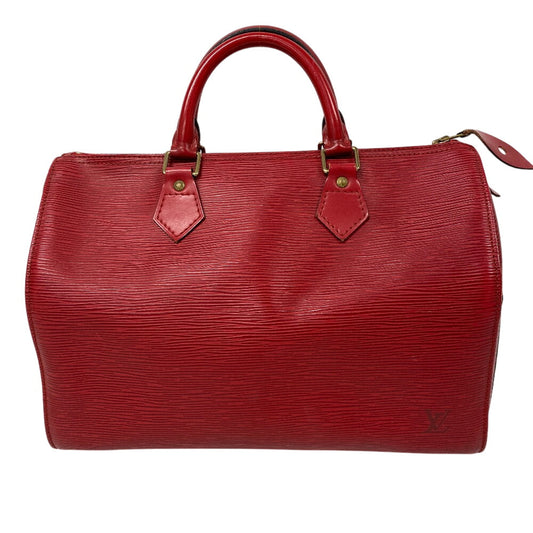 LOUIS VUITTON Boston Duffel bag M43007 leather Castilian red Epi Speedy 30