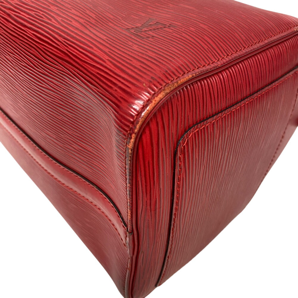 LOUIS VUITTON Boston Duffel bag M43007 leather Castilian red Epi Speedy 30