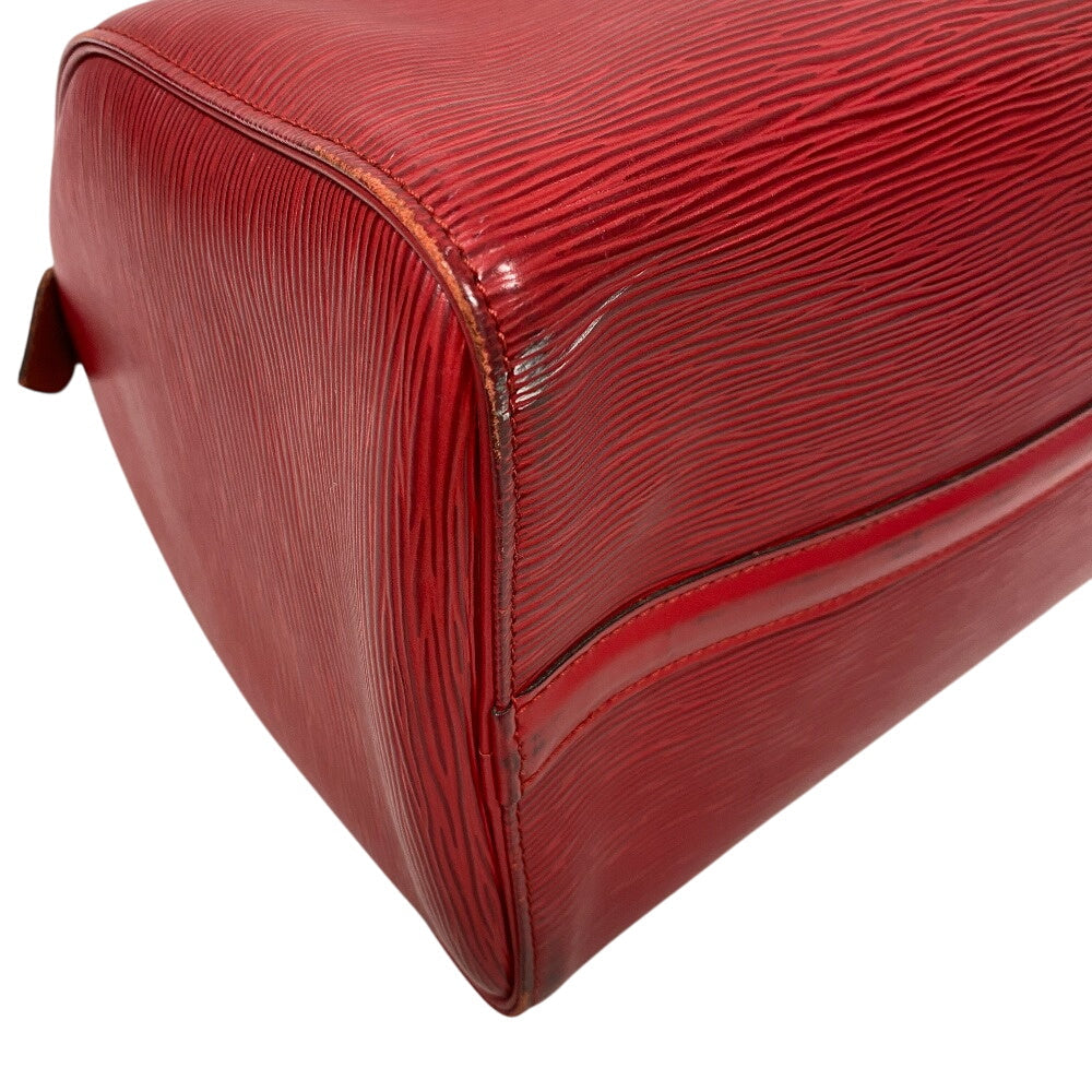 LOUIS VUITTON Boston Duffel bag M43007 leather Castilian red Epi Speedy 30