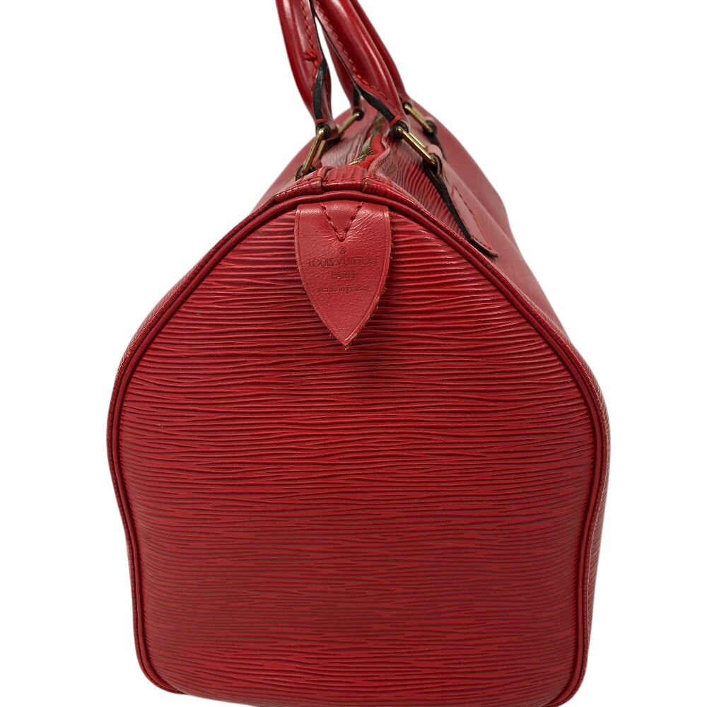 LOUIS VUITTON Boston Duffel bag M43007 leather Castilian red Epi Speedy 30