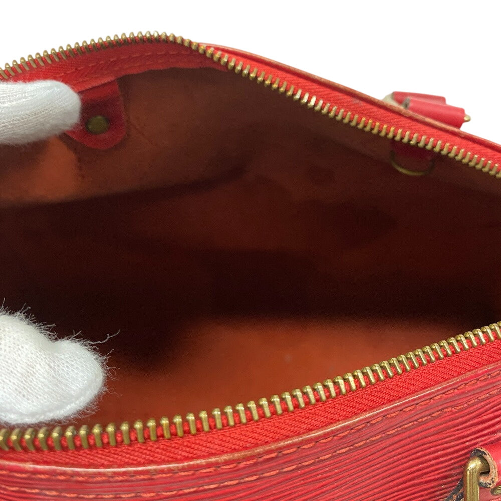 LOUIS VUITTON Boston Duffel bag M43007 leather Castilian red Epi Speedy 30