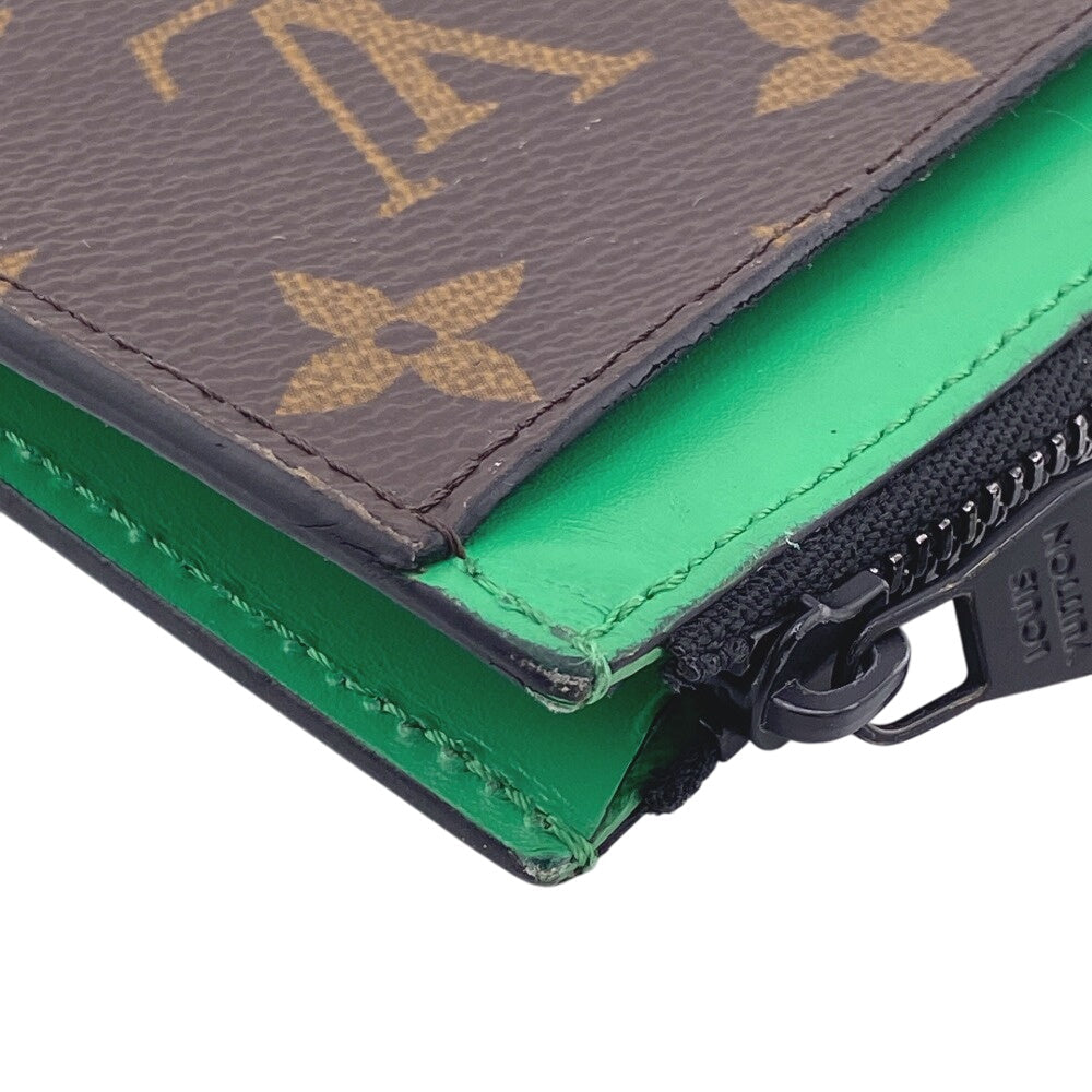 LOUIS VUITTON Card Case M81627 Monogram macacer Brown Monogram