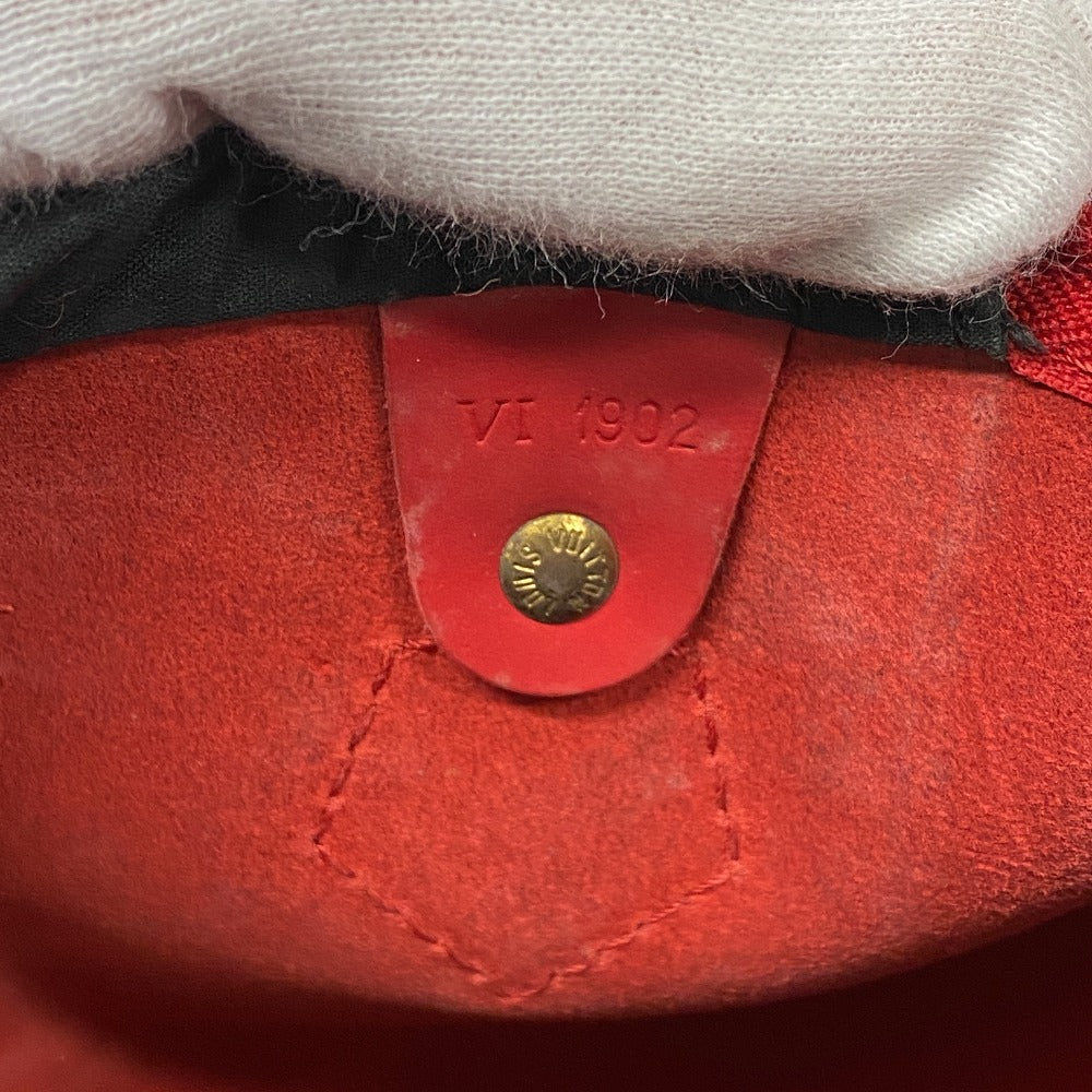 LOUIS VUITTON Boston Duffel bag M43007 leather Castilian red Epi Speedy 30
