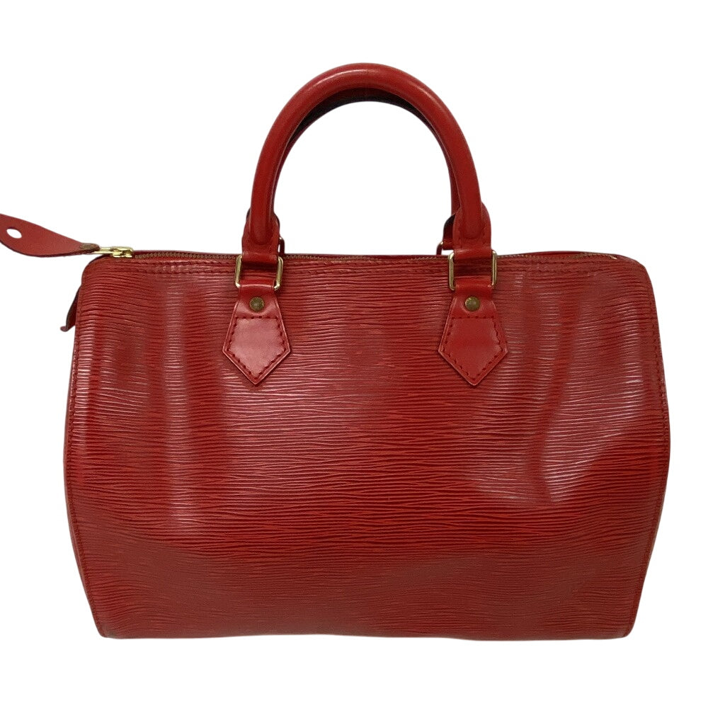 LOUIS VUITTON Boston Duffel bag M43007 leather Castilian red Epi Speedy 30