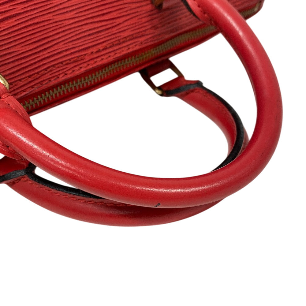 LOUIS VUITTON Boston Duffel bag M43007 leather Castilian red Epi Speedy 30