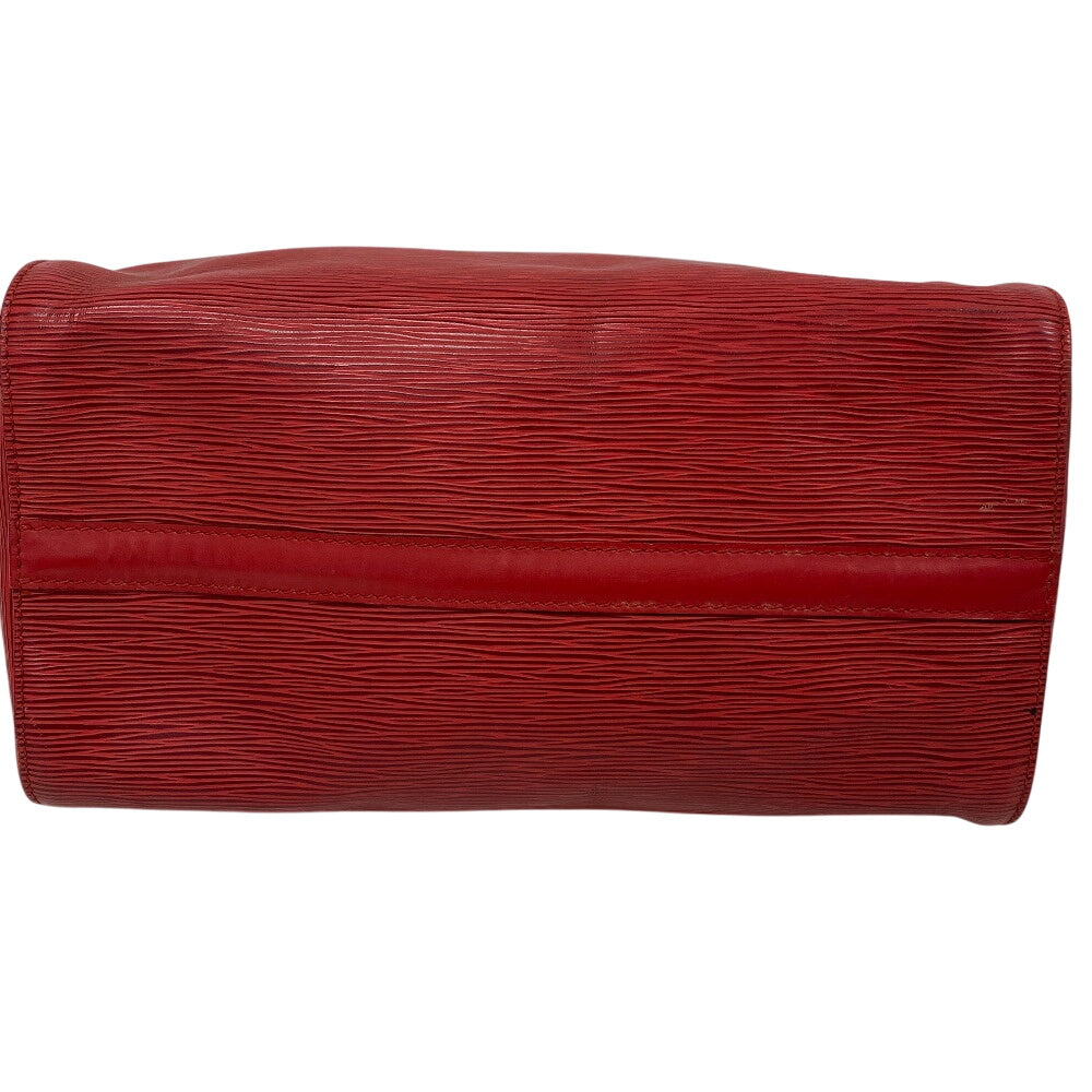LOUIS VUITTON Boston Duffel bag M43007 leather Castilian red Epi Speedy 30