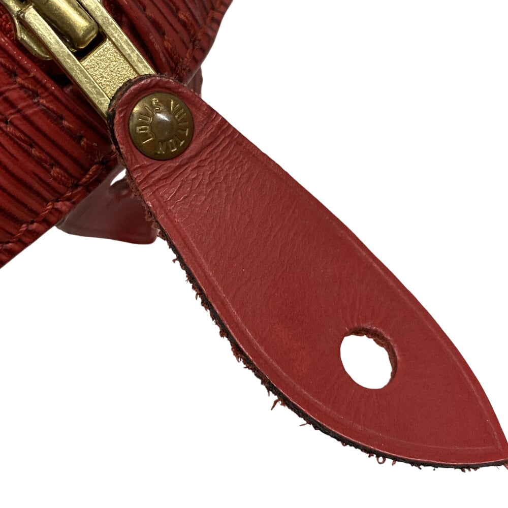 LOUIS VUITTON Boston Duffel bag M43007 leather Castilian red Epi Speedy 30